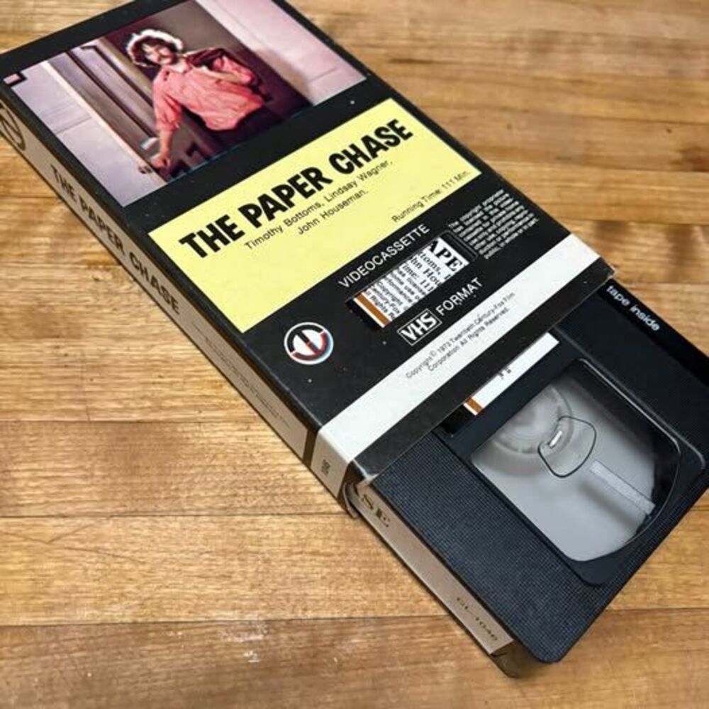The Paper Chase VHS 1978 - Picture 2 of 3